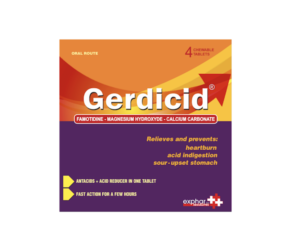 Gerdicid tablets - exphar